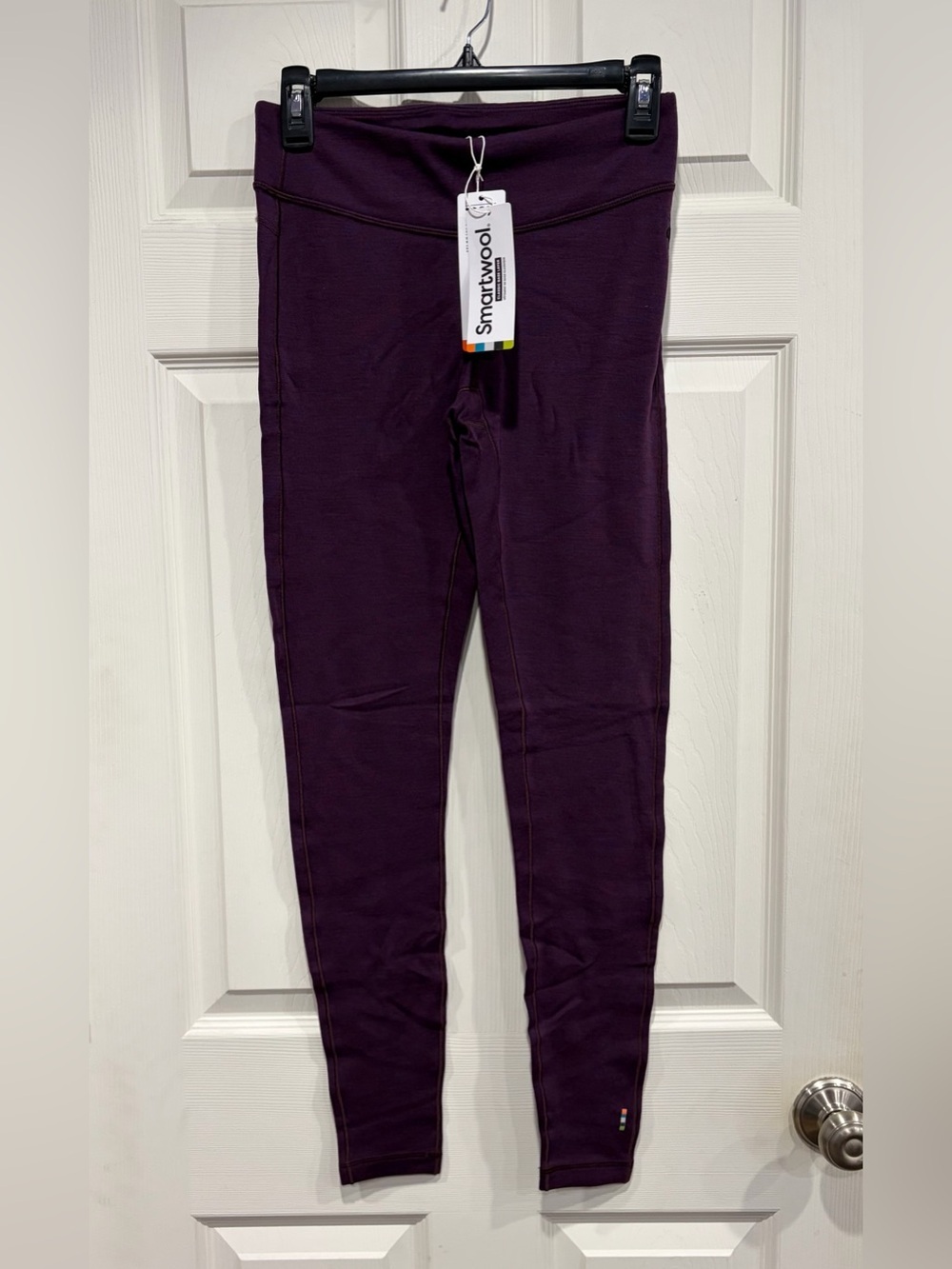 SmartWool Women's Small Classic Thermal Base Layer Pants Purple NWT Ski Snow